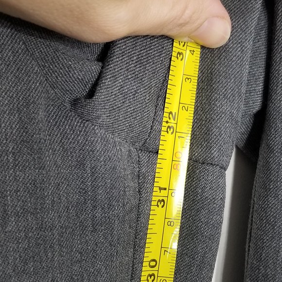 Tilley | Gray Wool Blend Straight Leg Slacks Pants - Picture 6 of 10